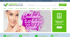 Desktop Screenshot of harmoniavital.com.br
