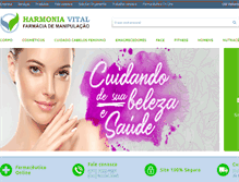Tablet Screenshot of harmoniavital.com.br